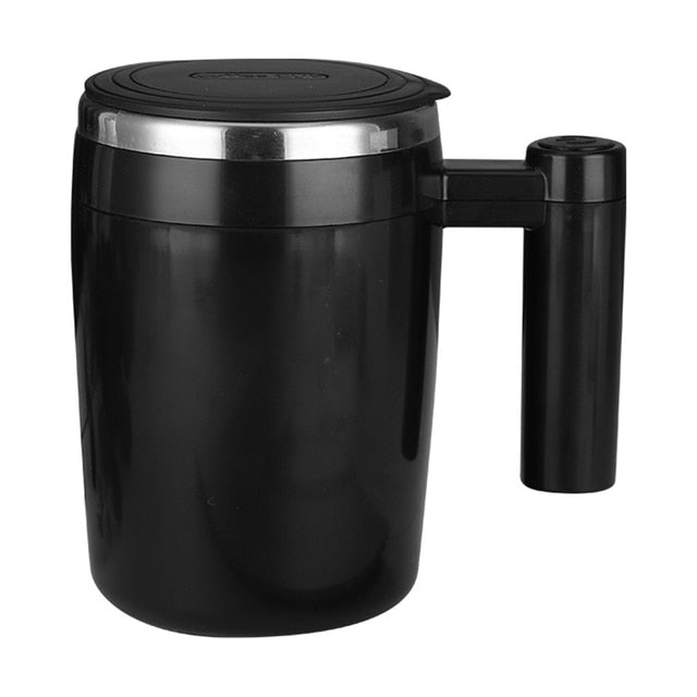 Stainless Steel Magnetic-Stirring Coffee Mug